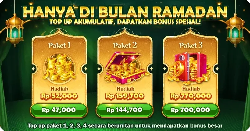 Hanya di Bulan Ramadan: Top Up Akumulatif